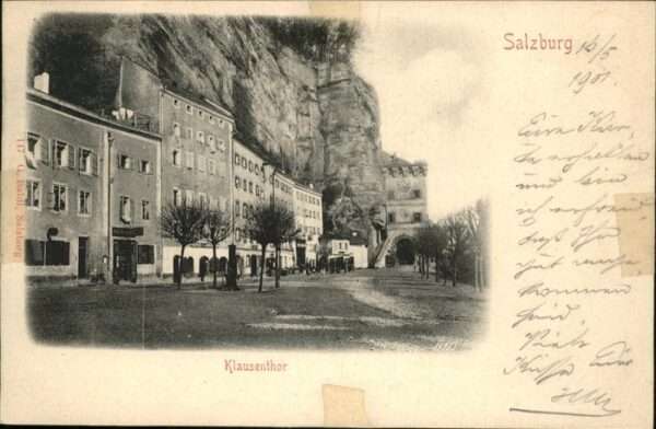 Salzburg Oesterreich Klausenthor