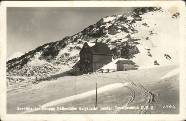Hirschwang Rax Seehütte Höllentaler Holzknecht Zweig
