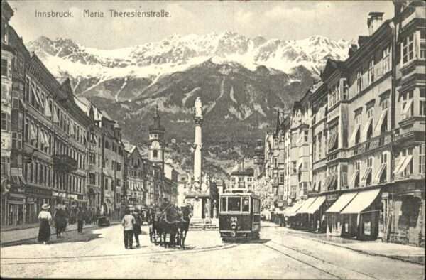 Innsbruck Maria Theresienstrasse Strassenbahn Kut