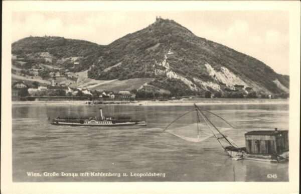 Wien Grosse Donau Kahlenberg Leopoldsberg Sc