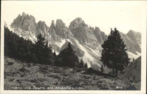 Kalkkoegel Türme Zinnen