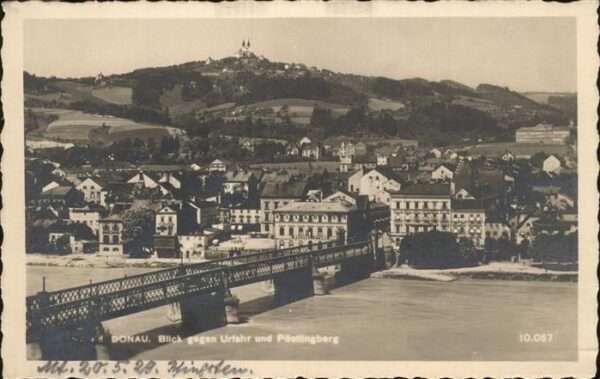 Linz Donau Donau Brücke Urfahr Pöstlingberg