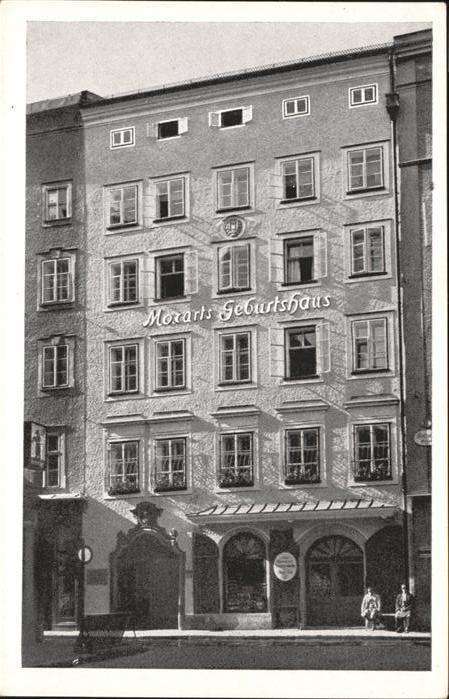 Salzburg Oesterreich Wolfgang Amadeus Mozart Geburtshaus