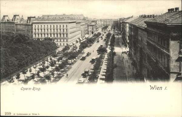 Wien Opern Ring Strassenbahn