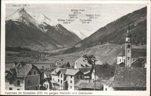 Fulpmes Tirol Habicht Gletscher