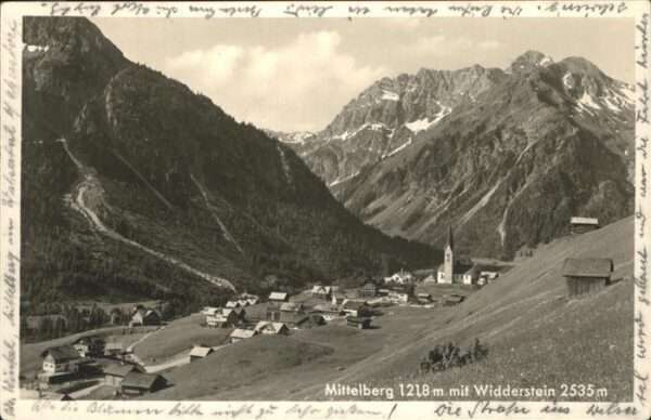 Mittelberg Kleinwalsertal Widderstein