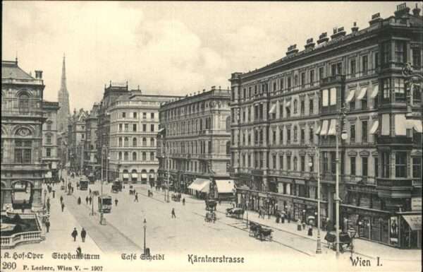 Wien Kärntnerstrasse Cafe Scheidl Stephansth