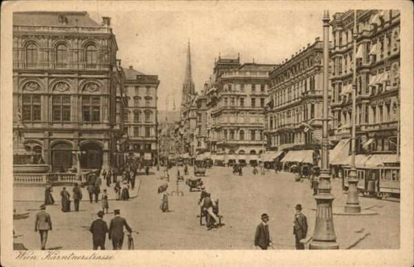 Wien Kärntnerstrasse Strassenbahn