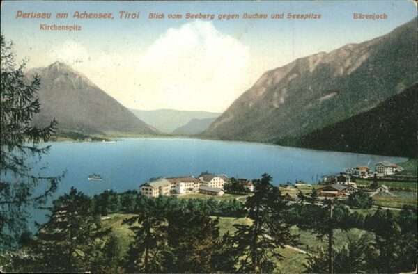 Pertisau Achensee Achensee Buchau Seespitze Kirchenspitze