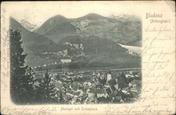 Bludenz Vorarlberg Montigel Scesaplana