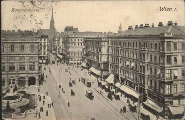 Wien Kärntnerstrasse Strassenbahn