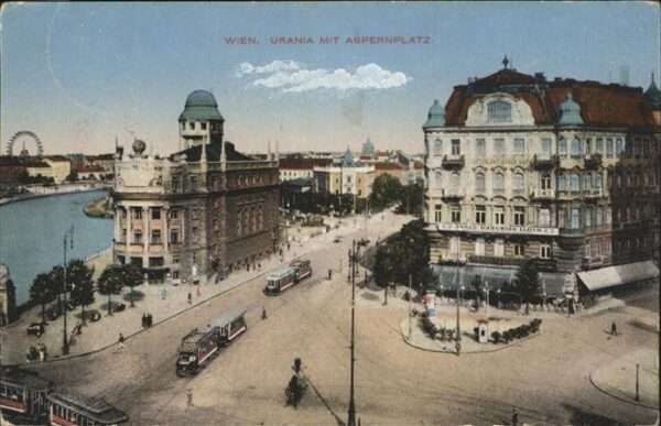 Wien Urania Aspernplatz Strassenbahn