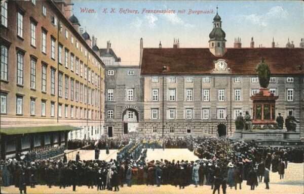 Wien Franzensplatz Burgmusik