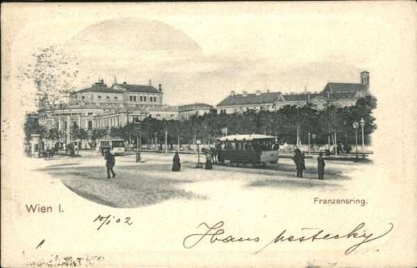 Wien Franzenring Strassenbahn