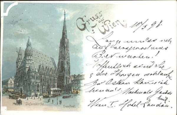 Wien Stefans Kirche  Kutsche