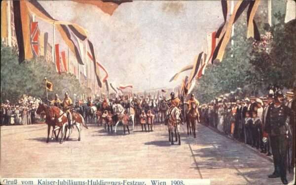 Wien Kaiser Jubiläums Huldigungs Festzug Pfe