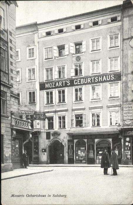 Salzburg Oesterreich Geburtshaus Mozart