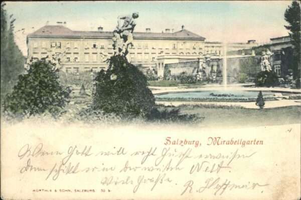 Salzburg Oesterreich Mirabellgarten