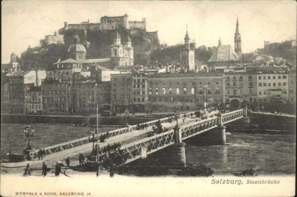 Salzburg Oesterreich Staatsbrücke