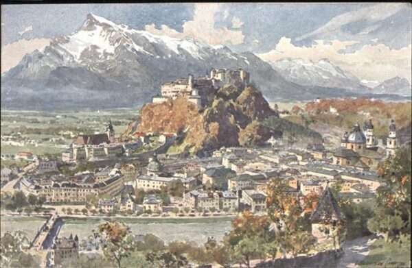 Salzburg Oesterreich Künstler Compton Untersberg
