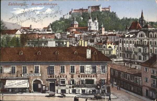 Salzburg Oesterreich Mozart Wohnhaus