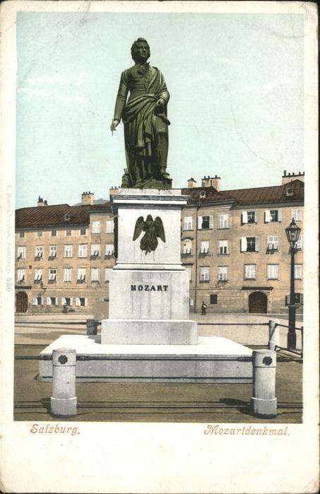 Salzburg Oesterreich Mozartdenkmal