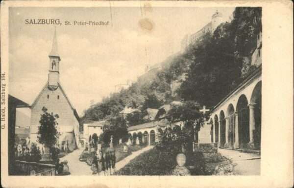 Salzburg Oesterreich St Peter Friedhof