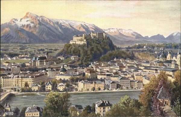 Salzburg Oesterreich Kapuzinerberg Wiro 2379 A