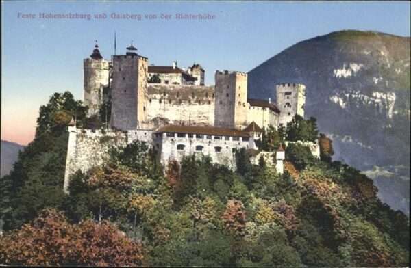 Salzburg Oesterreich Feste Hohensalzburg Gaisberg