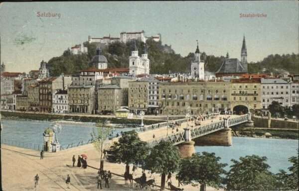 Salzburg Oesterreich Staatsbrücke