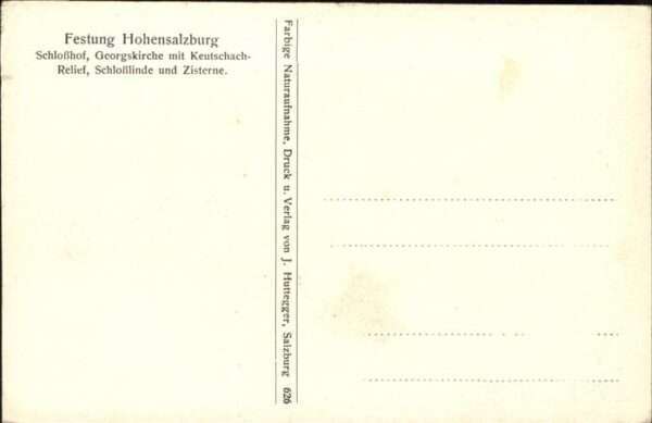 Salzburg Oesterreich Hohensalzburg Schlosshof Keutschach-Rel – Bild 2