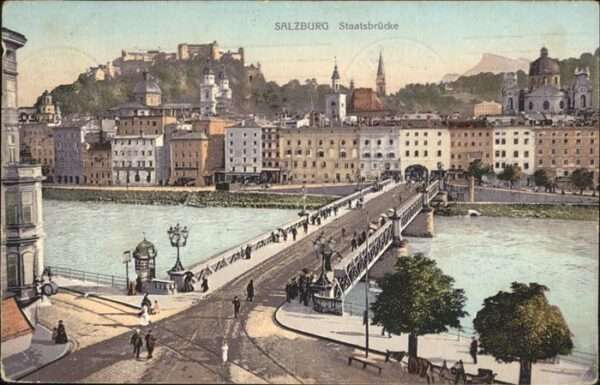 Salzburg Oesterreich Staatsbrücke