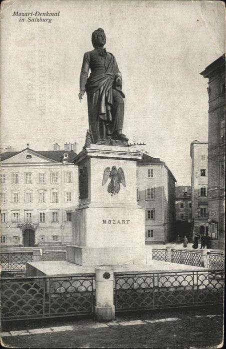 Salzburg Oesterreich Mozart Denkmal