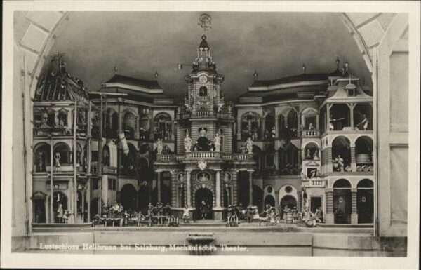 Salzburg Oesterreich Lustschloss Hellbrunn Mechanisches Thea
