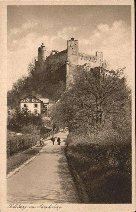Salzburg Oesterreich Mönchsberg