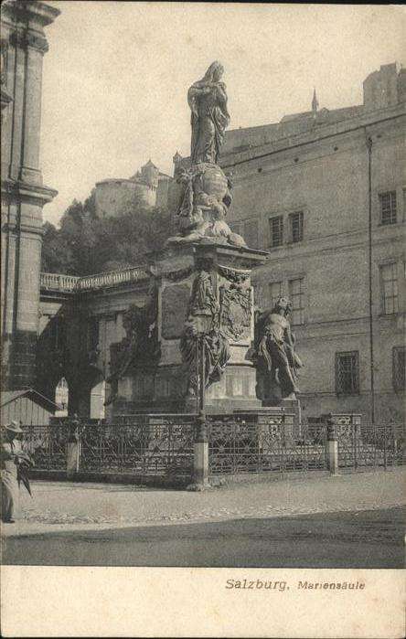 Salzburg Oesterreich Mariensäule