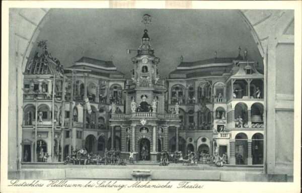 Salzburg Oesterreich Lustschloss Hellbrunn Mechanisches Thea