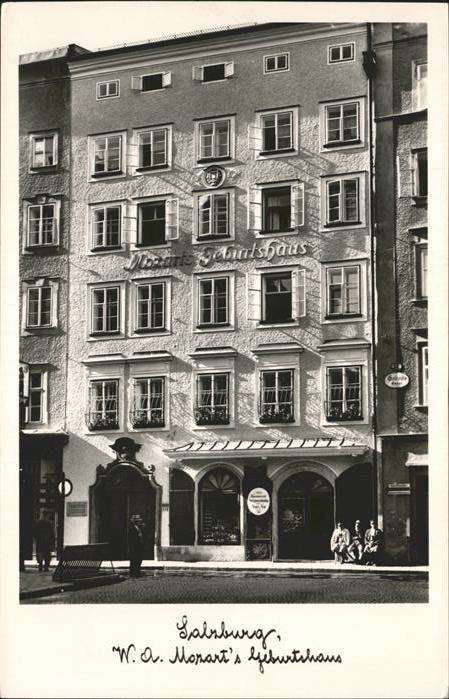 Salzburg Oesterreich Mozart Geburtshaus