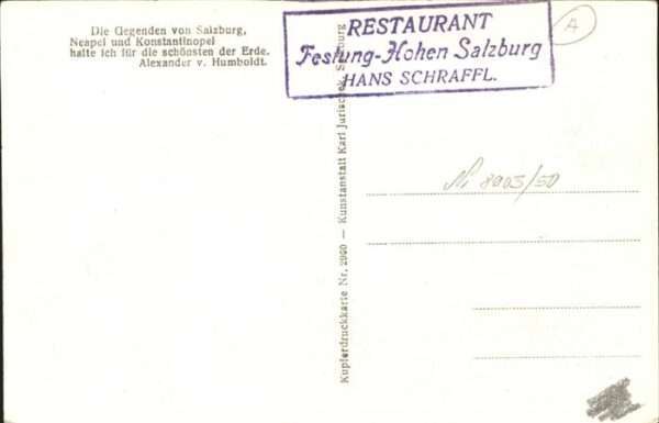 Salzburg Oesterreich Humboldt Terrasse – Bild 2