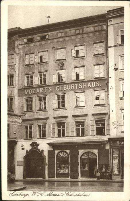 Salzburg Oesterreich Mozart Geburtshaus