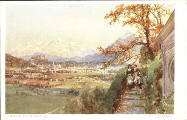 Salzburg Oesterreich Künstler Compton