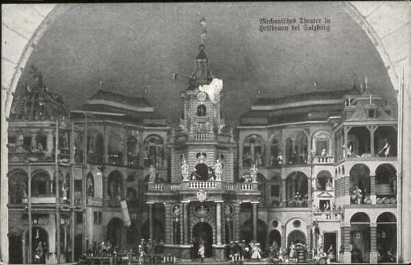 Salzburg Oesterreich Lustschloss Hellbrunn Mechanisches Thea