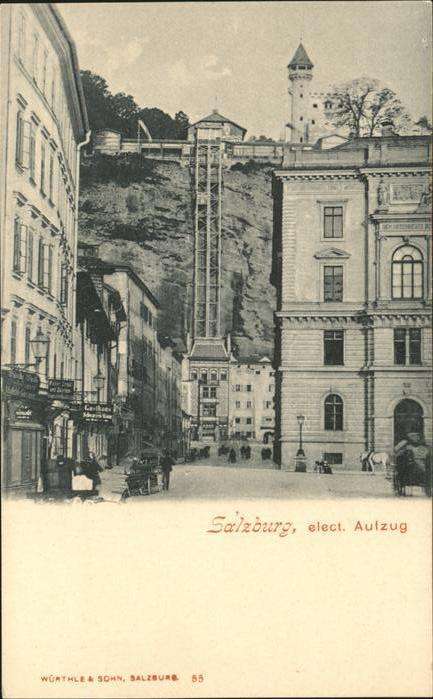 Salzburg Oesterreich Elektrischer Aufzug