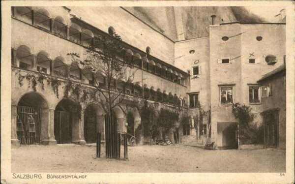 Salzburg Oesterreich Bürgerspitalhof