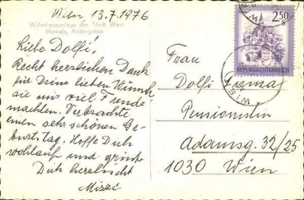 Wien Wohnhaus Andergasse – Bild 2