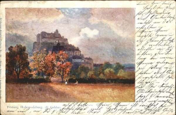 Hohensalzburg Festung Künstler Gehbe