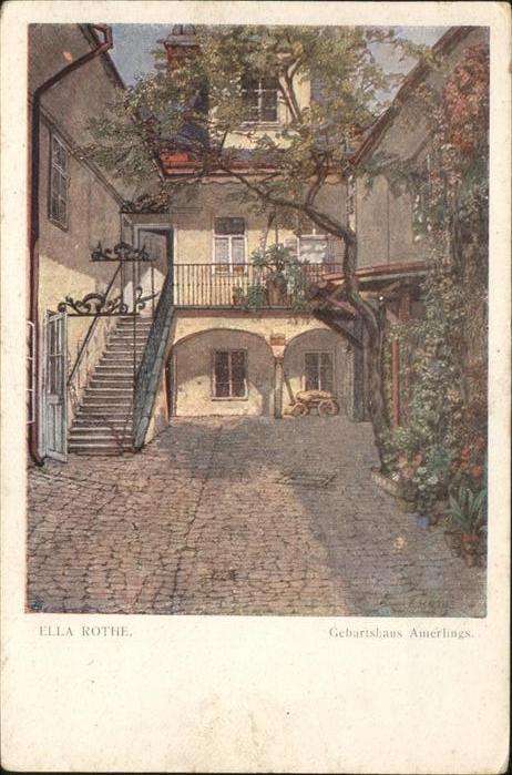 Wien Künstler Ella Rothe Geburtshaus Amerlin