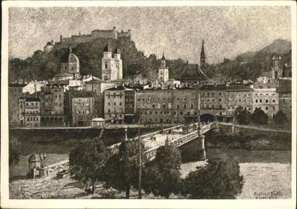 Salzburg Oesterreich Künstler Friedrich Schüz