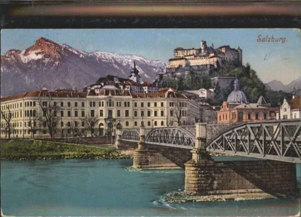 Salzburg Oesterreich Brücke