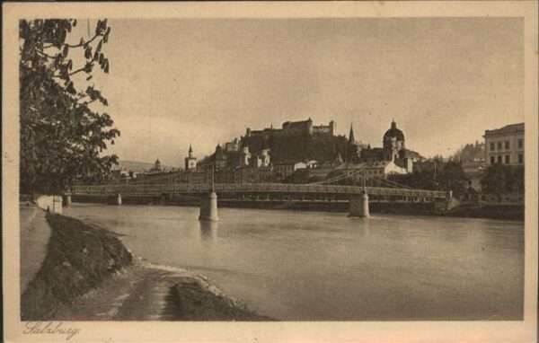 Salzburg Oesterreich Brücke